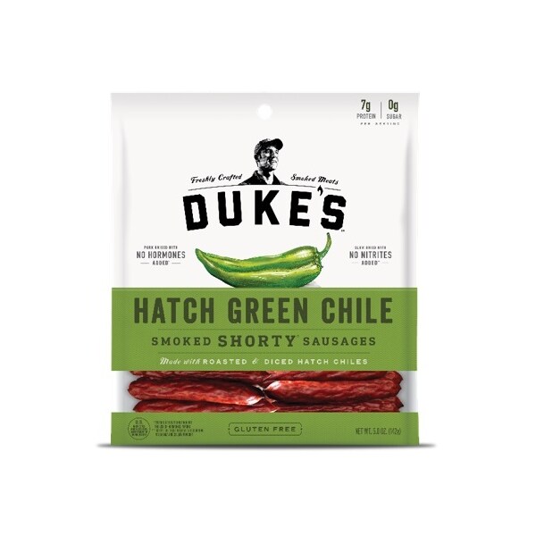 Dukes Duke's Shorty Hatch Green Chilies Smoked Sausage 5 oz